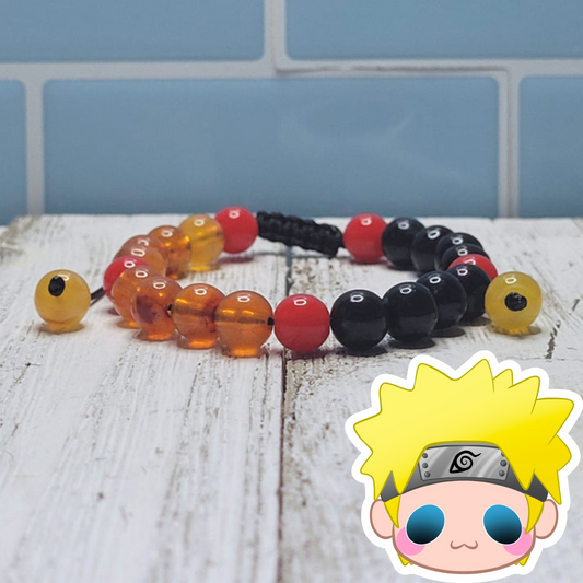 Naruto Adjustable Bead Bracelet