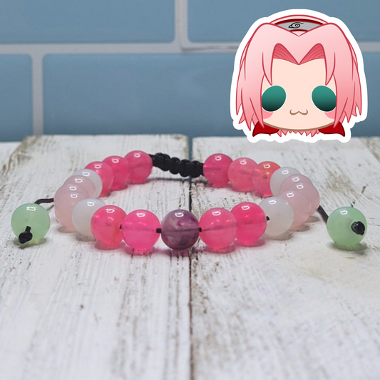 Sakura Adjustable Bead Bracelet