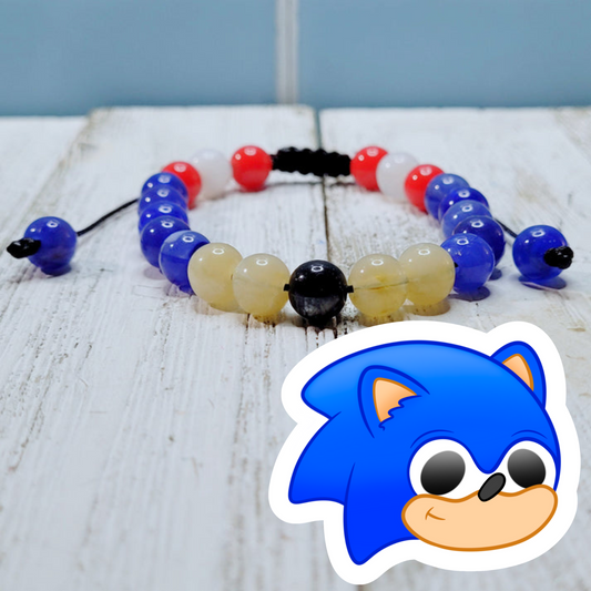 Sonic Adjustable Bead Bracelet