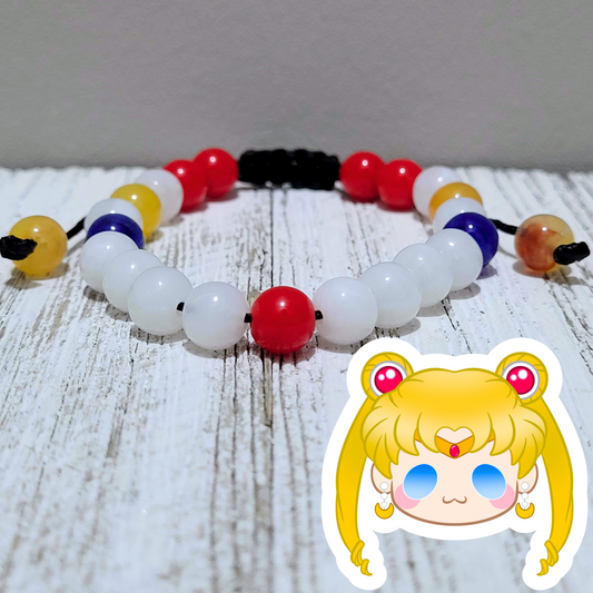 Sailor Moon Adjustable Bead Bracelet